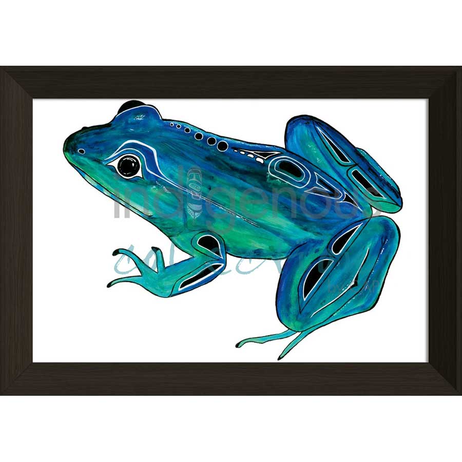 Frog by artist Diane Levesque - Kwakwaka'wakw. Indigenous Collection