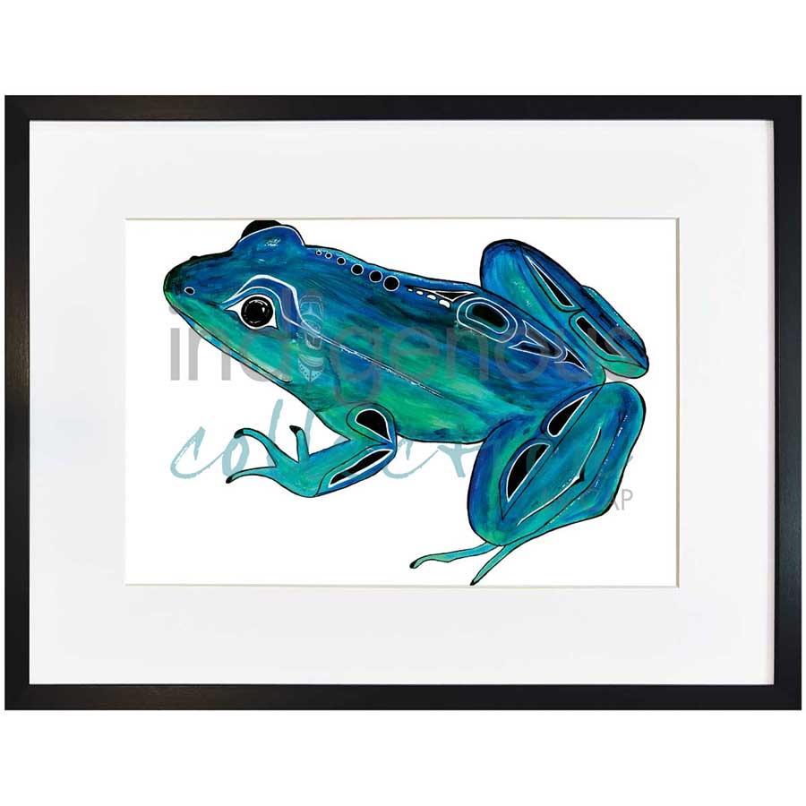 Frog by artist Diane Levesque - Kwakwaka'wakw. Indigenous Collection