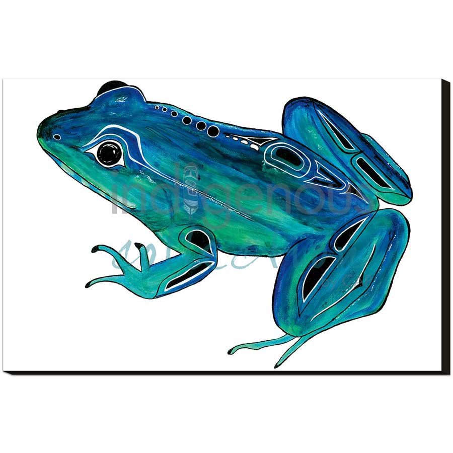 Frog by artist Diane Levesque - Kwakwaka'wakw. Indigenous Collection