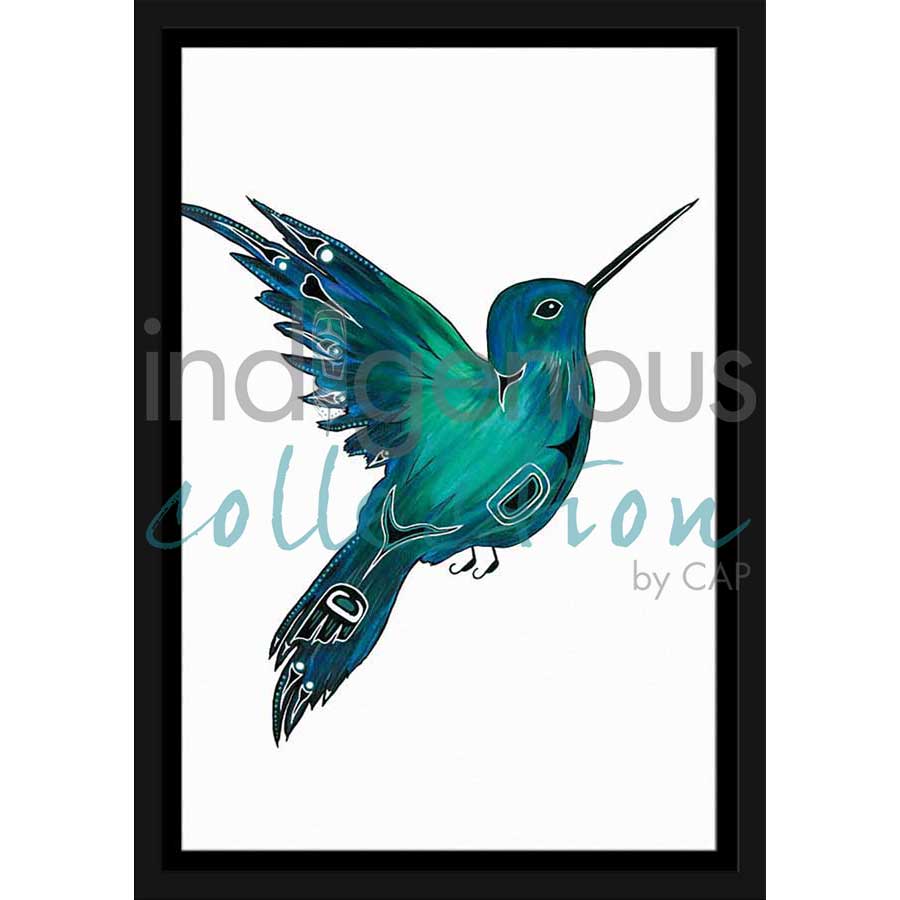 Hummingbird by artist Diane Levesque - Kwakwaka'wakw. Indigenous Collection