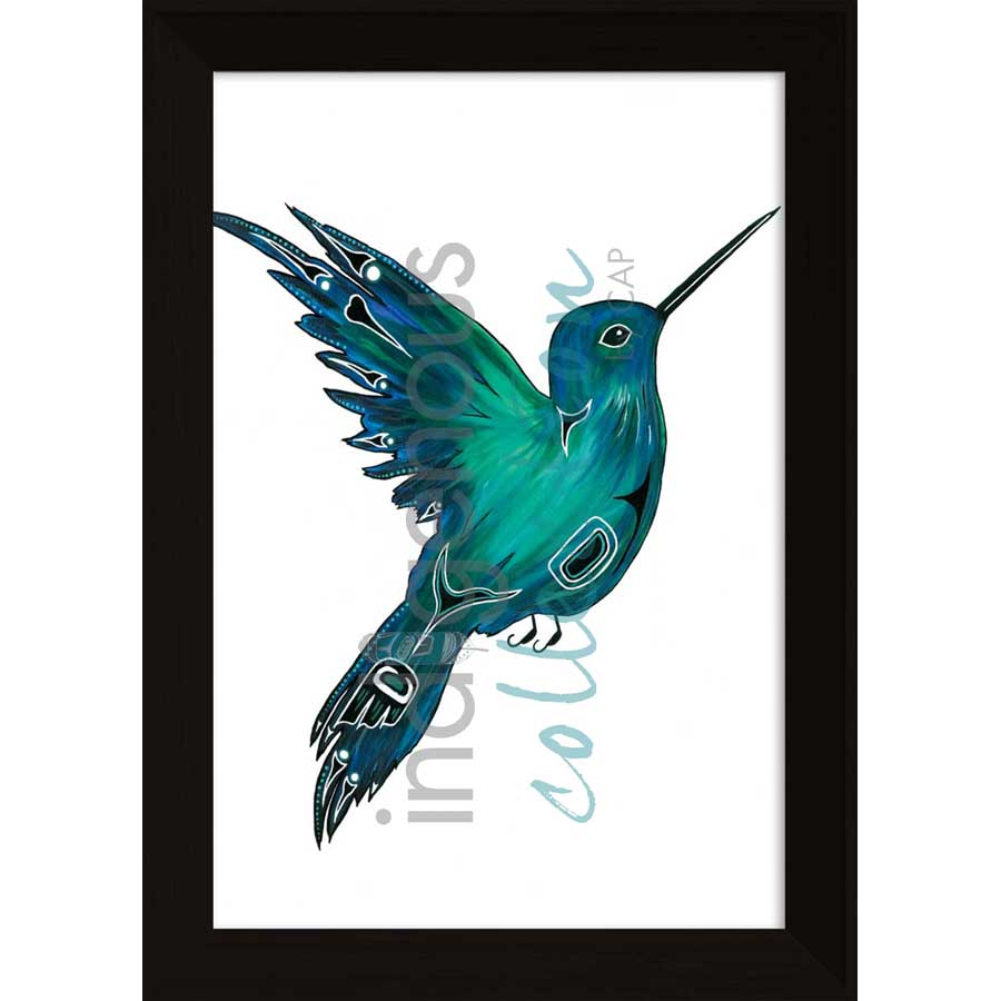 Hummingbird by artist Diane Levesque - Kwakwaka'wakw. Indigenous Collection