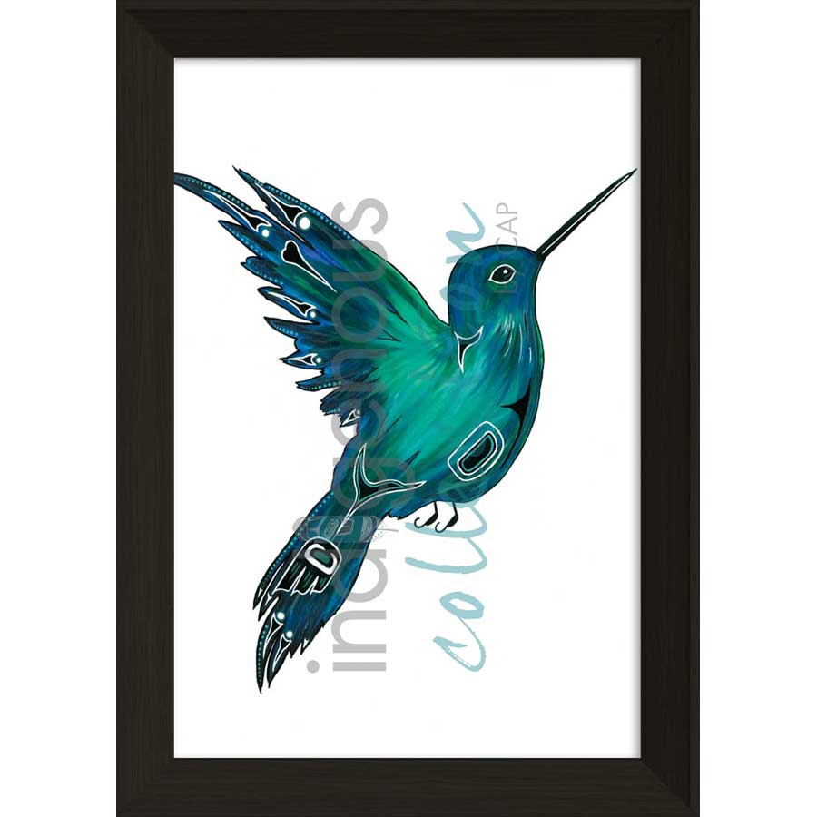 Hummingbird by artist Diane Levesque - Kwakwaka'wakw. Indigenous Collection