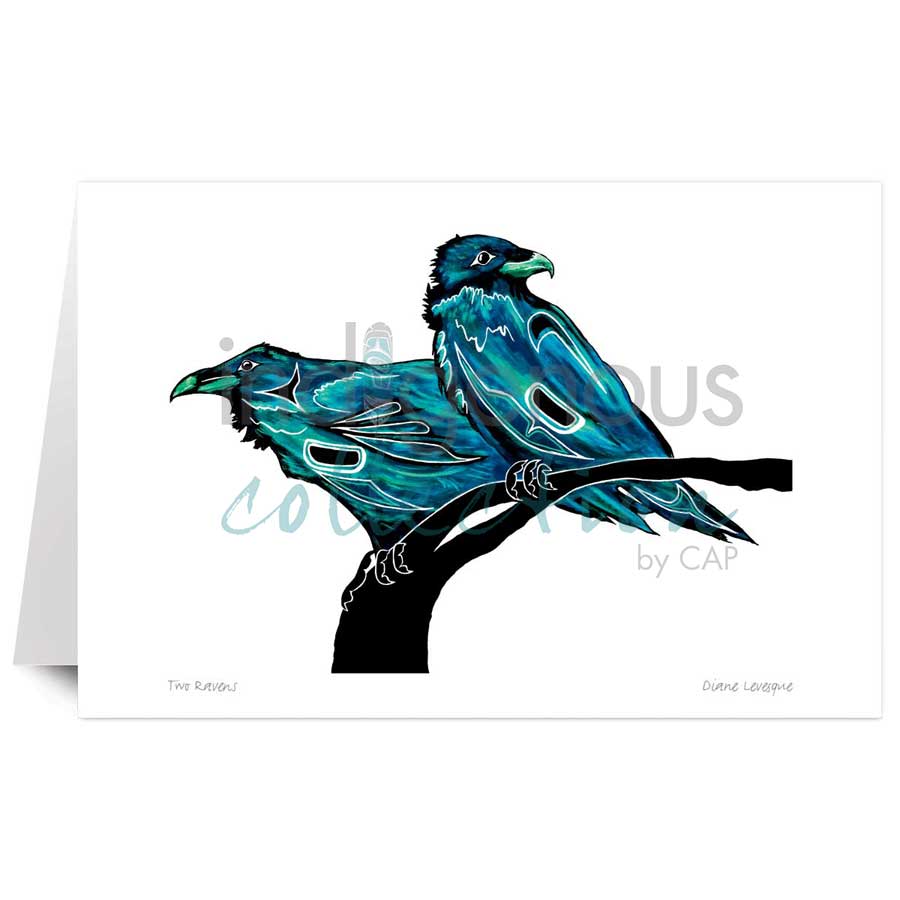 Two Ravens by artist Diane Levesque