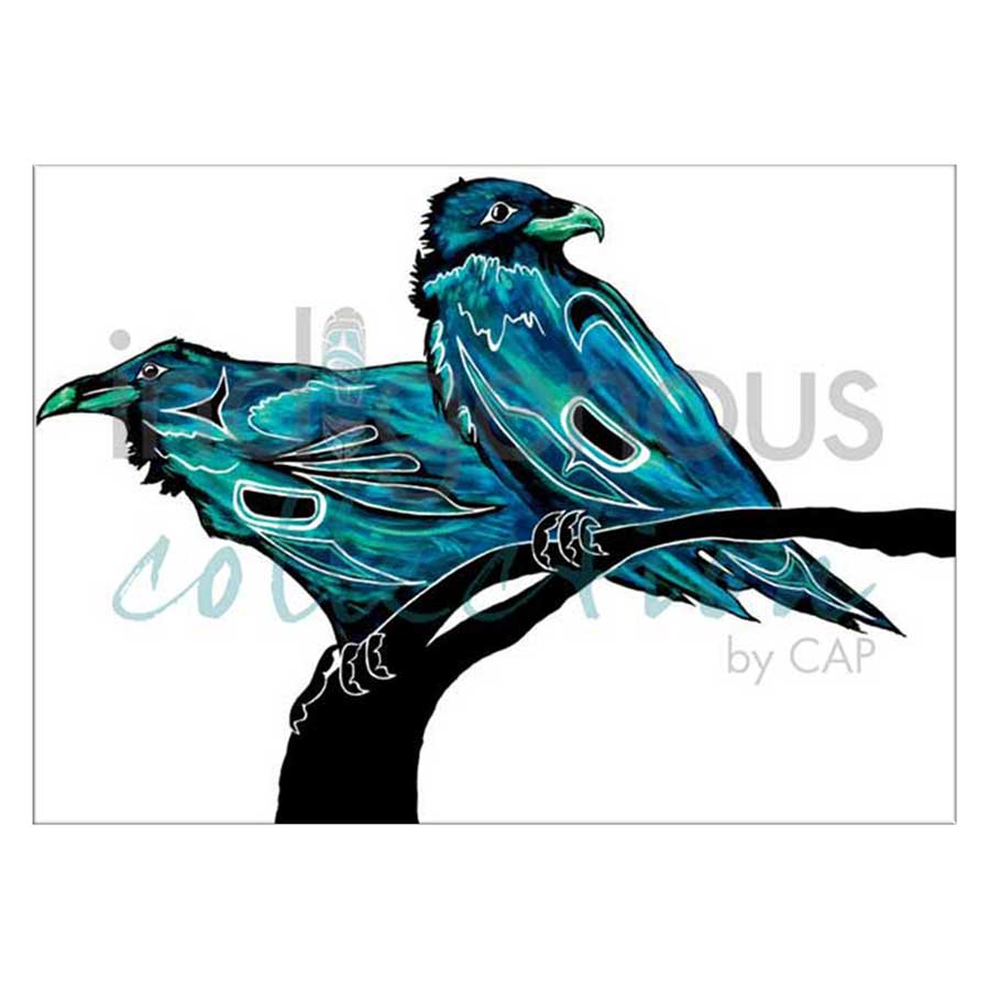 Two Ravens Canvas Prints