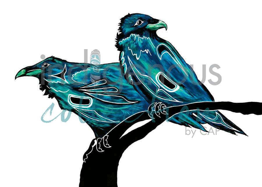 Two Ravens by artist Diane Levesque