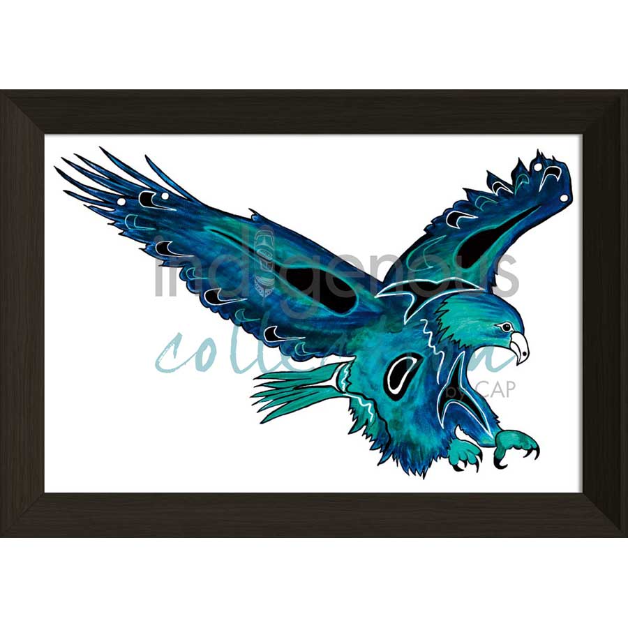 Eagle by artist Diane Levesque - Kwakwaka'wakw. Indigenous Collection
