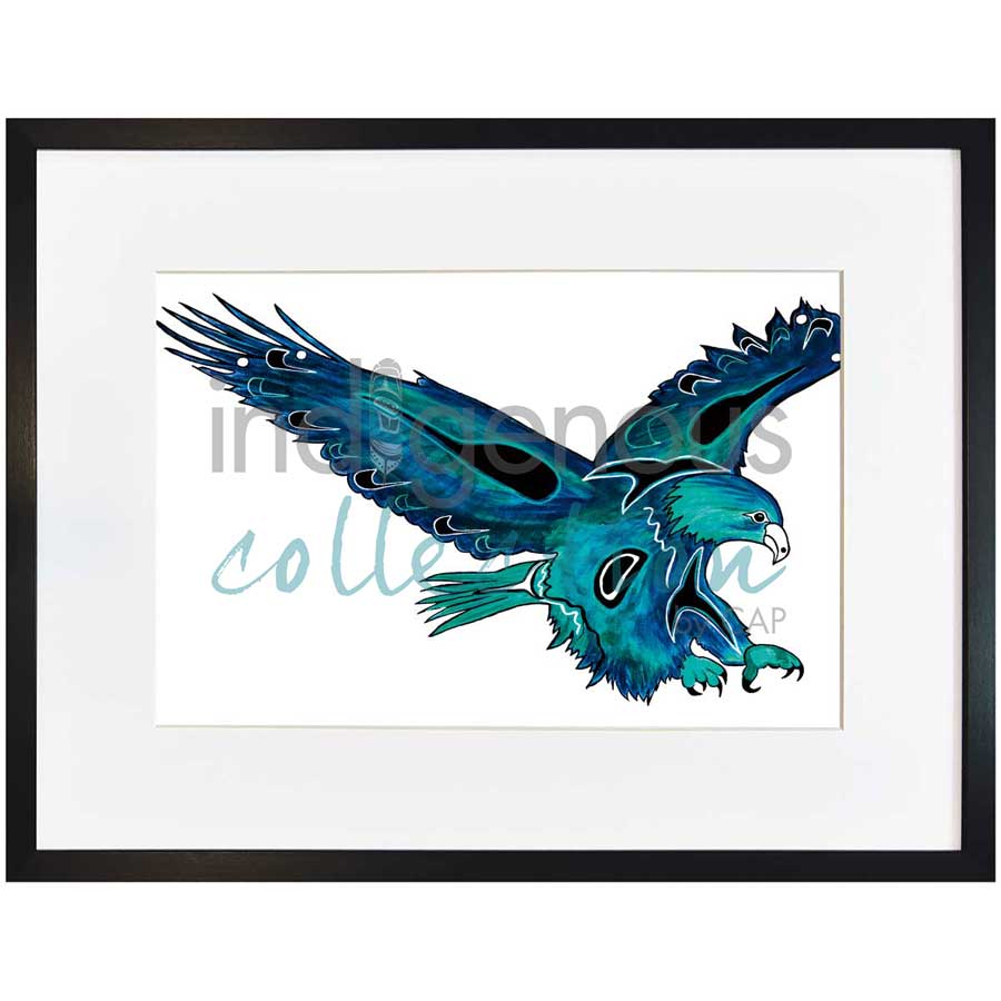 Eagle by artist Diane Levesque - Kwakwaka'wakw. Indigenous Collection