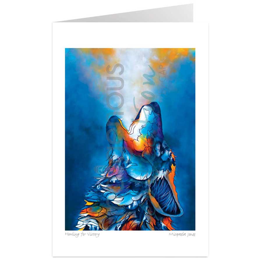 Howling for Victory by artist Micqaela Jones