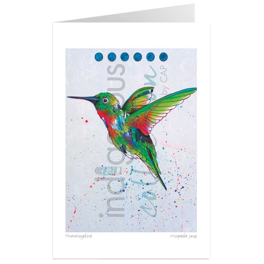 Hummingbird by artist Micqaela Jones