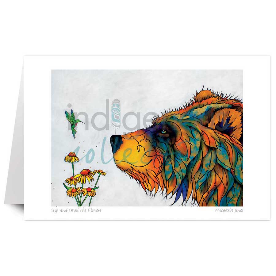 Stop and Smell the Flowers by artist Micqaela Jones