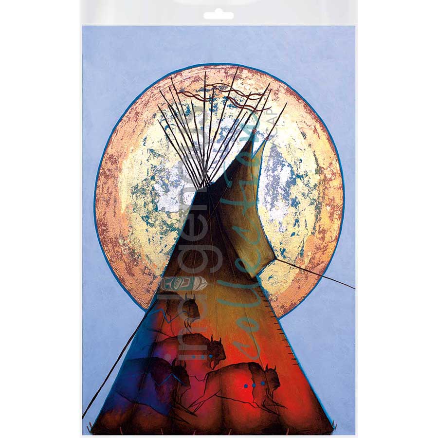 Thunder Lodge by artist Micqaela Jones - Te-Moak. Indigenous Collection