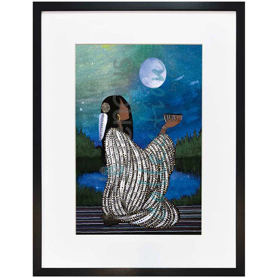Spirit Offering by artist Betty Albert - Cree. Indigenous Collection