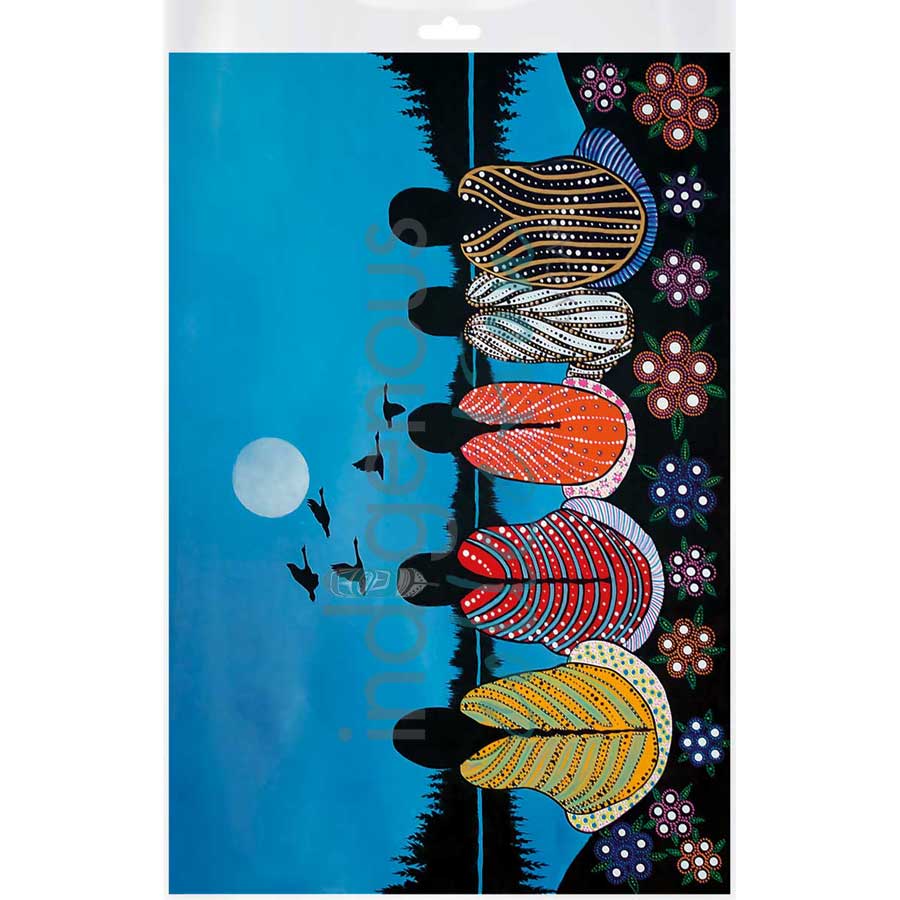 Cousins by artist Betty Albert - Cree. Indigenous Collection