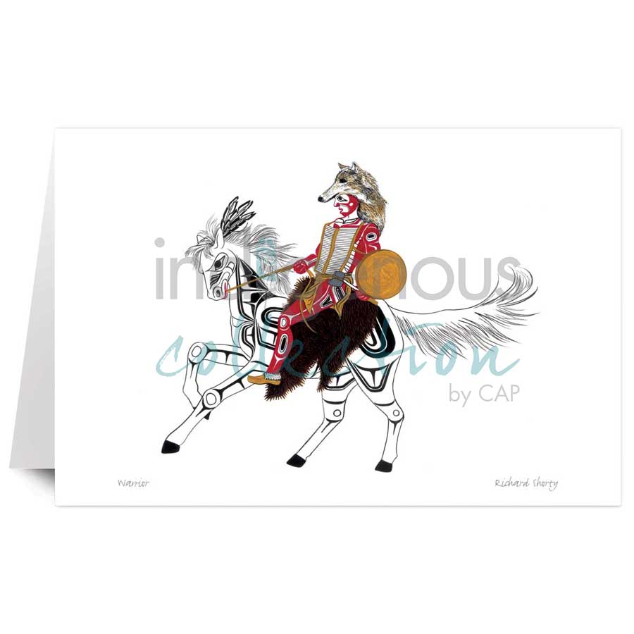 Warrior by artist Richard Shorty