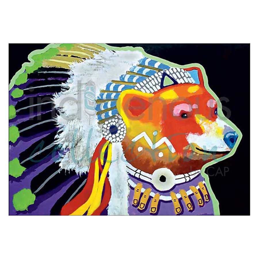 Chief Bear Knuckles Canvas Prints