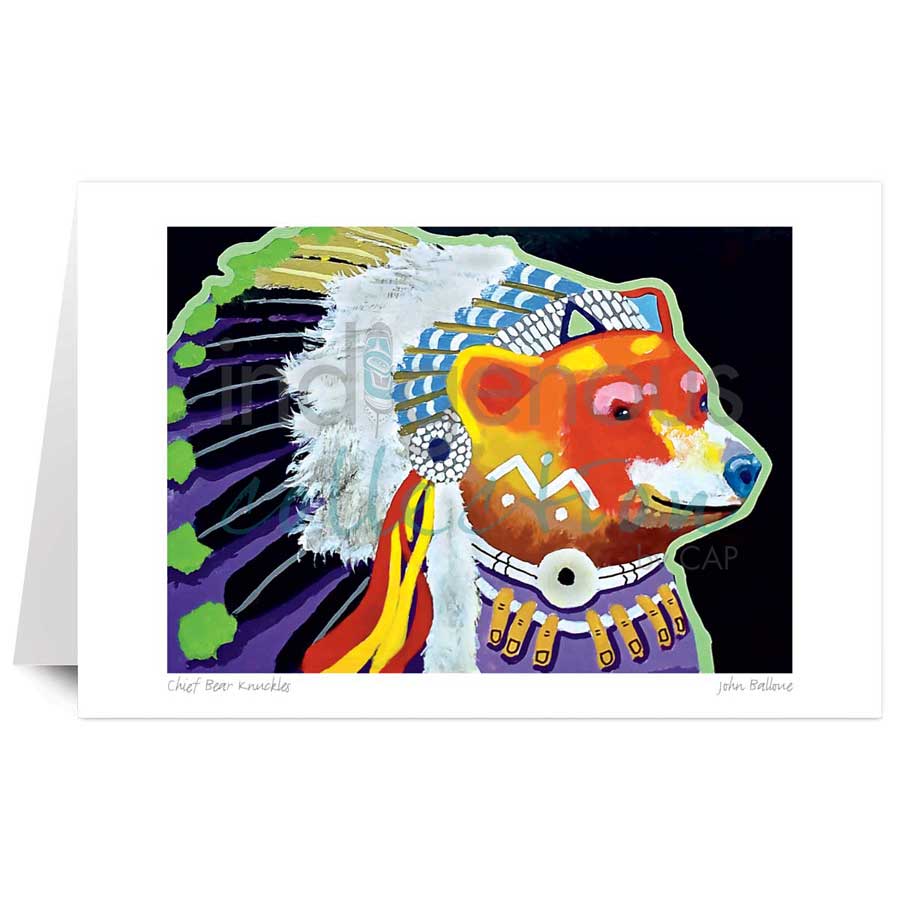 Chief Bear Knuckles by artist John Balloue