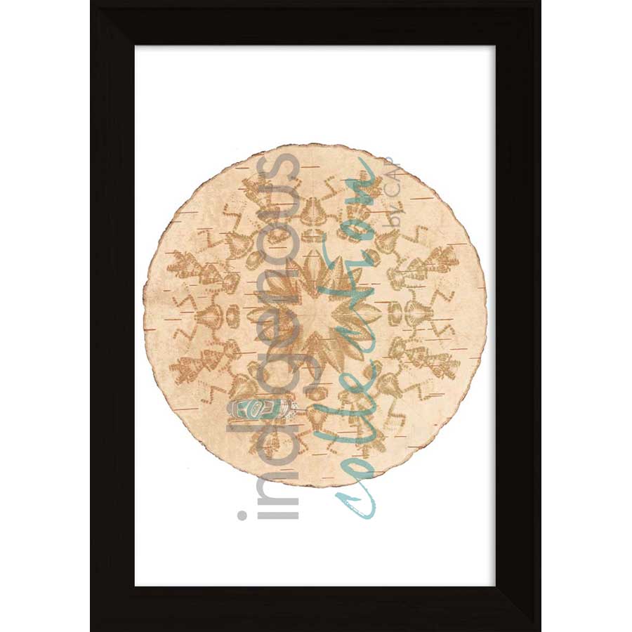 Round Dance by artist Pat Bruderer - Cree. Indigenous Collection