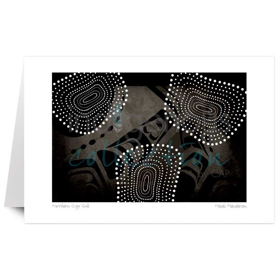 Northern Grey Gull by artist Heidi Henderson