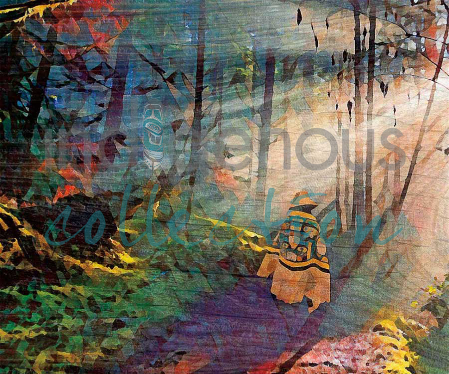 Kwagu' Into the Mist by artist Heidi Henderson