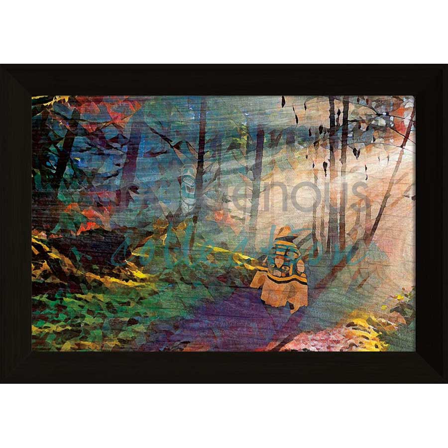 Kwagu' Into the Mist by artist Heidi Henderson - Kwakwaka'wakw. Indigenous Collection