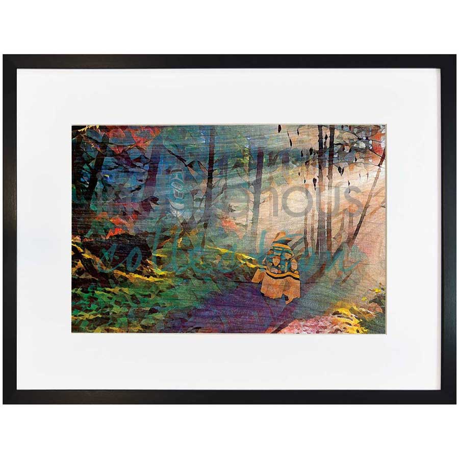 Kwagu' Into the Mist by artist Heidi Henderson - Kwakwaka'wakw. Indigenous Collection