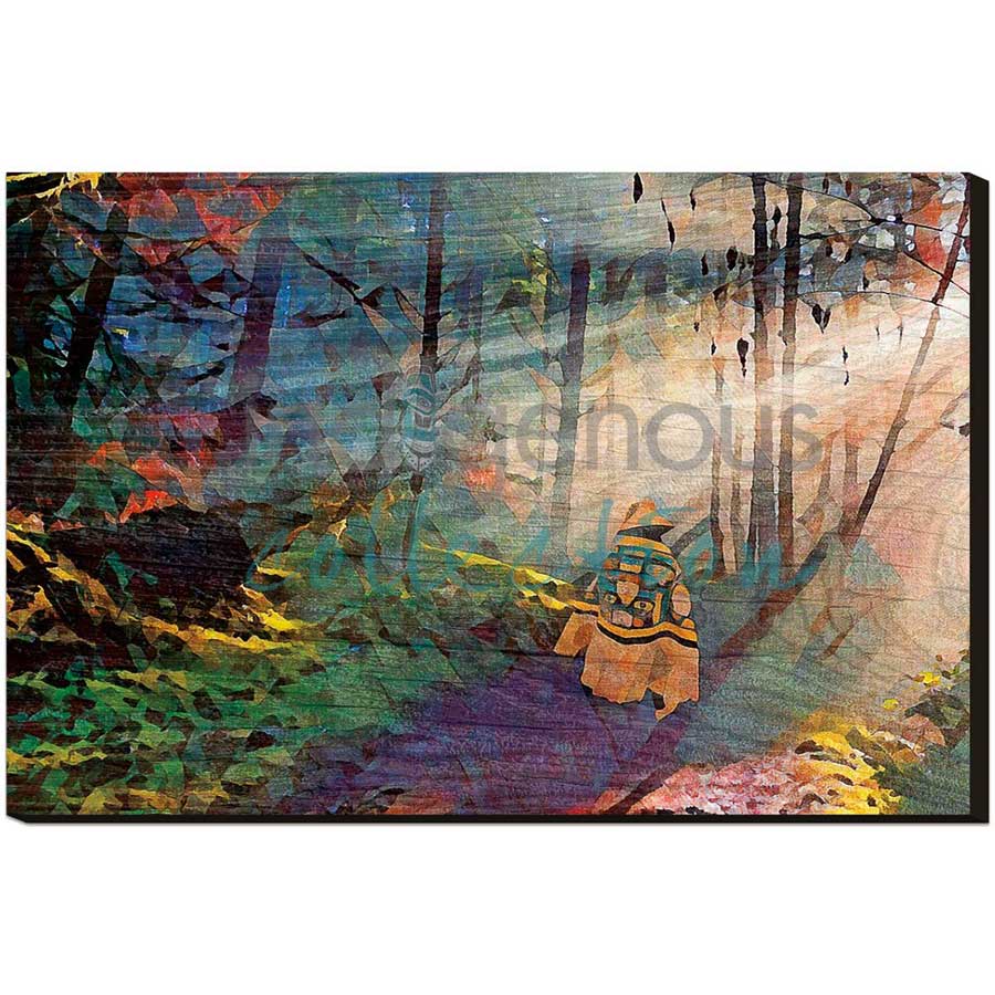 Kwagu' Into the Mist by artist Heidi Henderson - Kwakwaka'wakw. Indigenous Collection