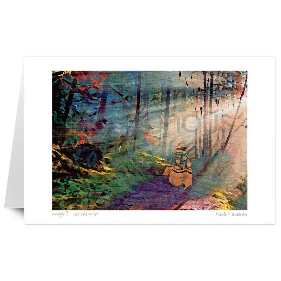 Kwagu' Into the Mist by artist Heidi Henderson