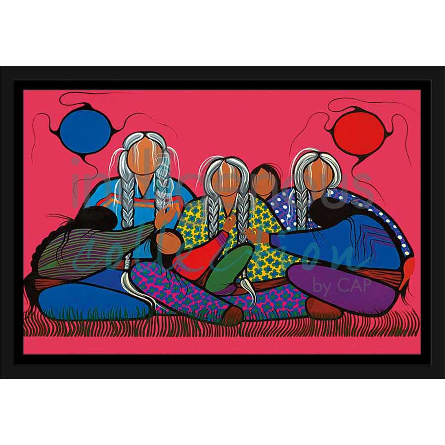 Generations of Healing by artist Simone McLeod - Ojibway. Indigenous Collection