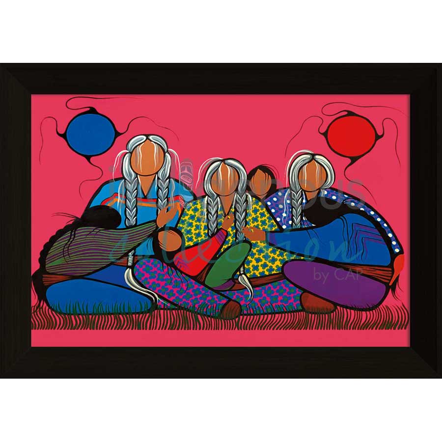 Generations of Healing by artist Simone McLeod - Ojibway. Indigenous Collection