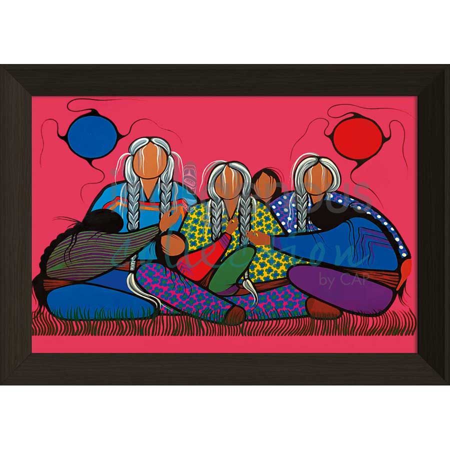 Generations of Healing by artist Simone McLeod - Ojibway. Indigenous Collection