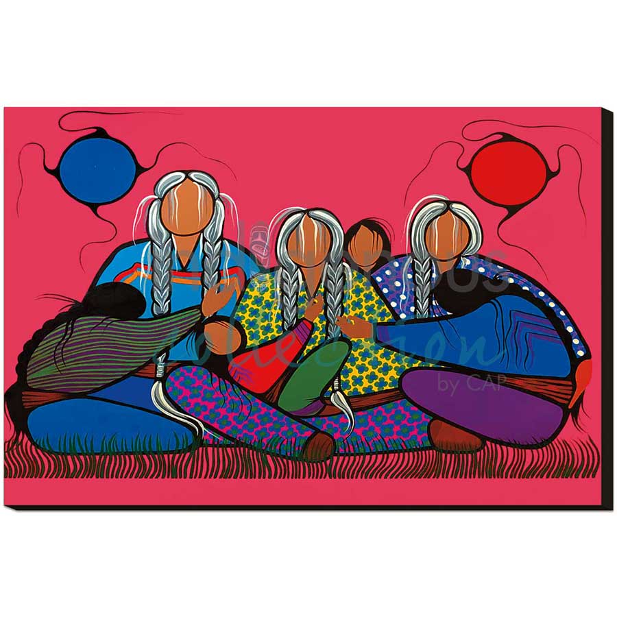 Generations of Healing by artist Simone McLeod - Ojibway. Indigenous Collection