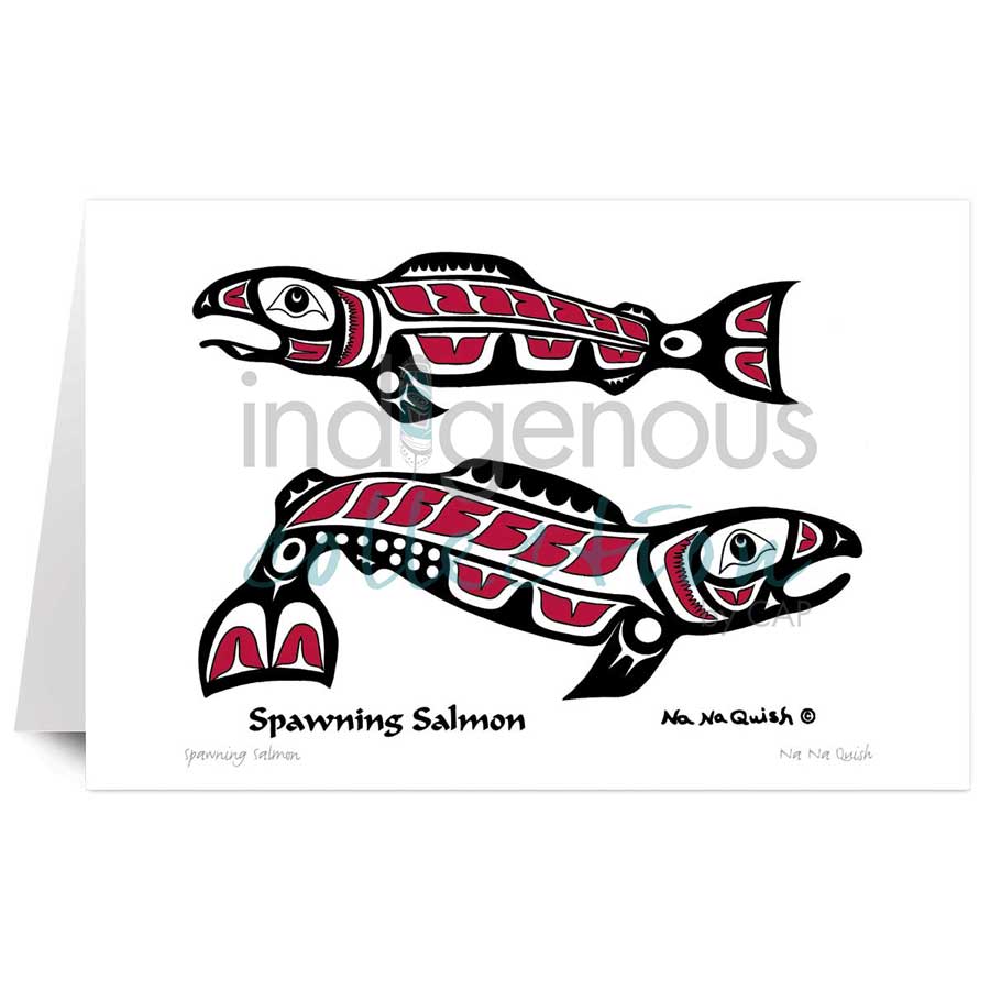 Spawning Salmon by artist Na Na Quish