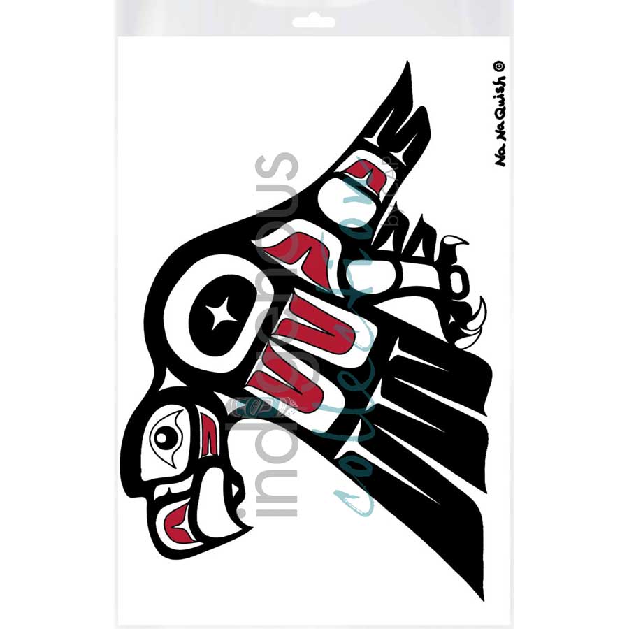 Eagle's Hunt by artist Na Na Quish - Nuu-chah-nulth . Indigenous Collection