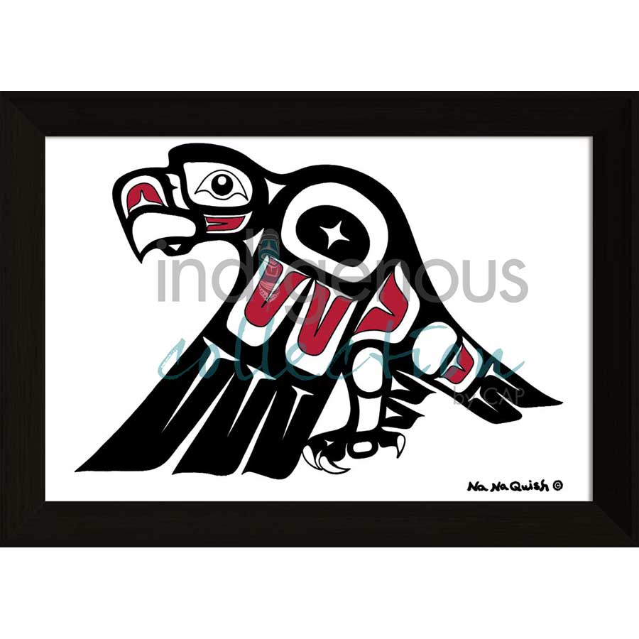 Eagle's Hunt by artist Na Na Quish - Nuu-chah-nulth . Indigenous Collection