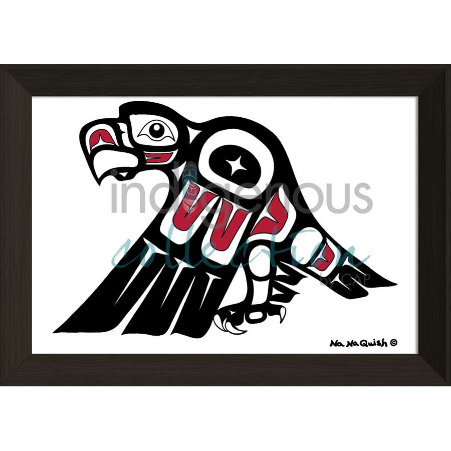 Eagle's Hunt by artist Na Na Quish - Nuu-chah-nulth . Indigenous Collection