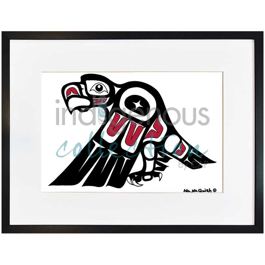 Eagle's Hunt by artist Na Na Quish - Nuu-chah-nulth . Indigenous Collection