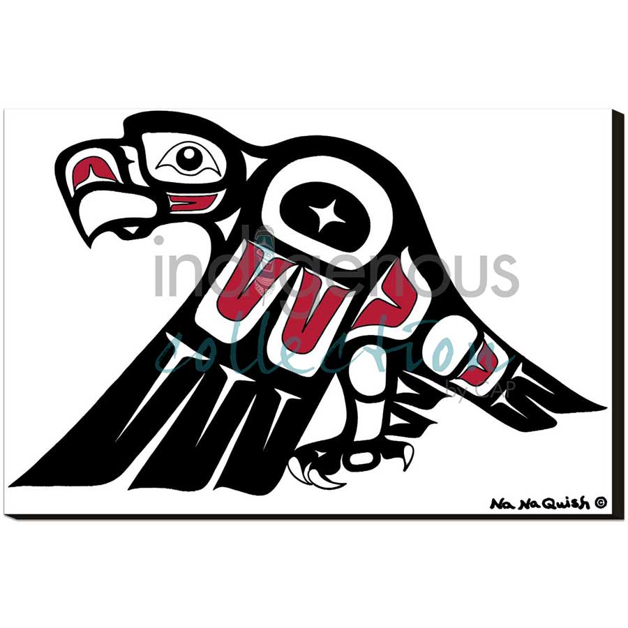 Eagle's Hunt by artist Na Na Quish - Nuu-chah-nulth . Indigenous Collection