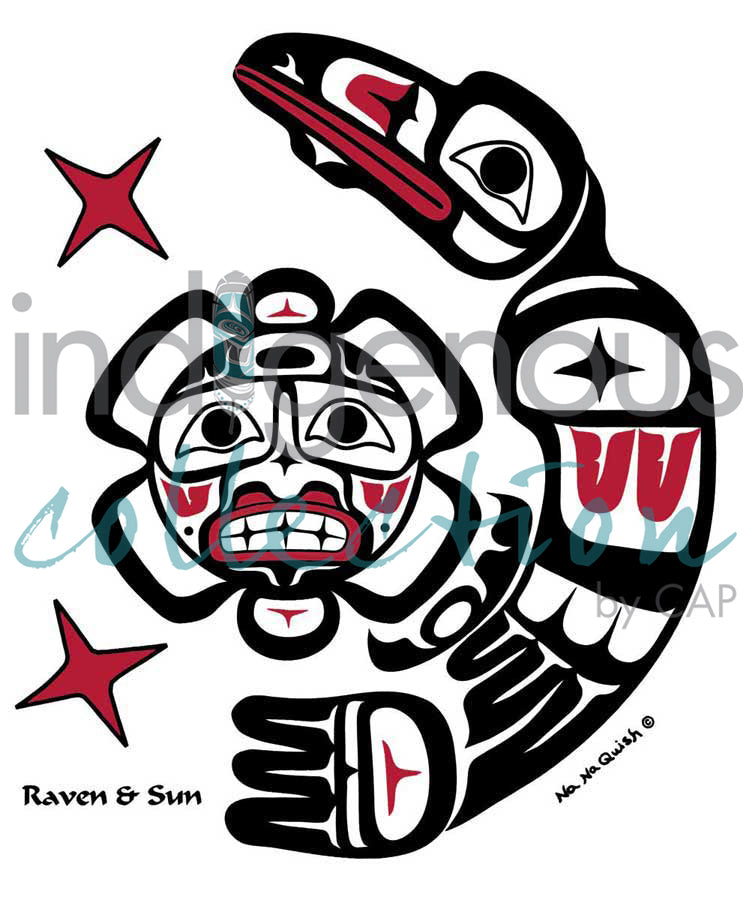 Raven & Sun by artist Na Na Quish