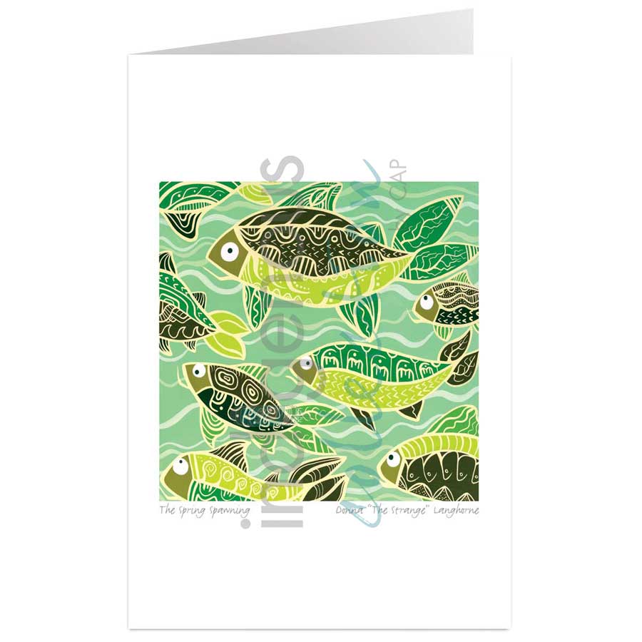 The Spring Spawning by artist Donna "The Strange" Langhorne