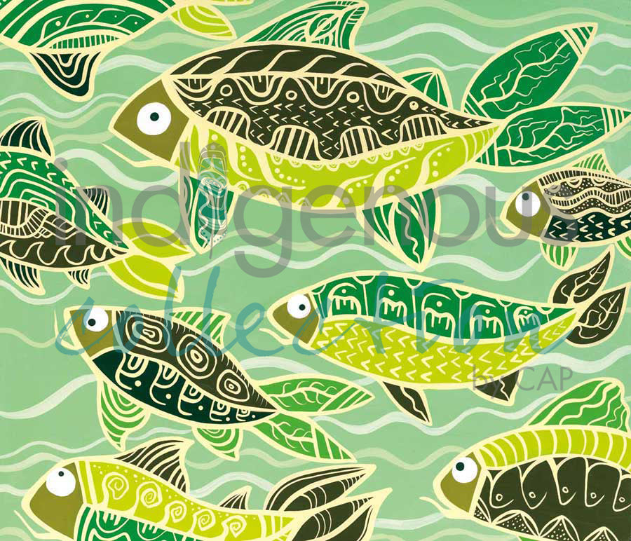 The Spring Spawning by artist Donna "The Strange" Langhorne