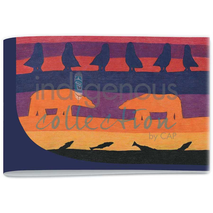 Shadows In The Evening Signature Notebook by artist Laina Geetah