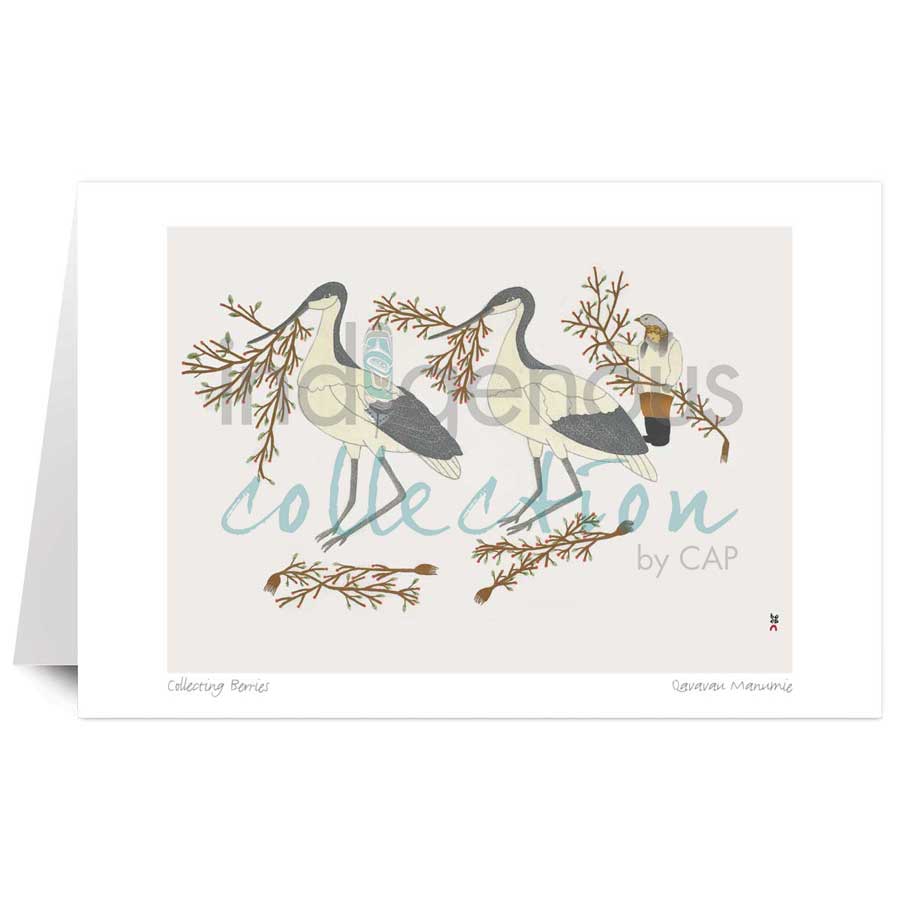 Collecting Berries by artist Qavavau Manumie