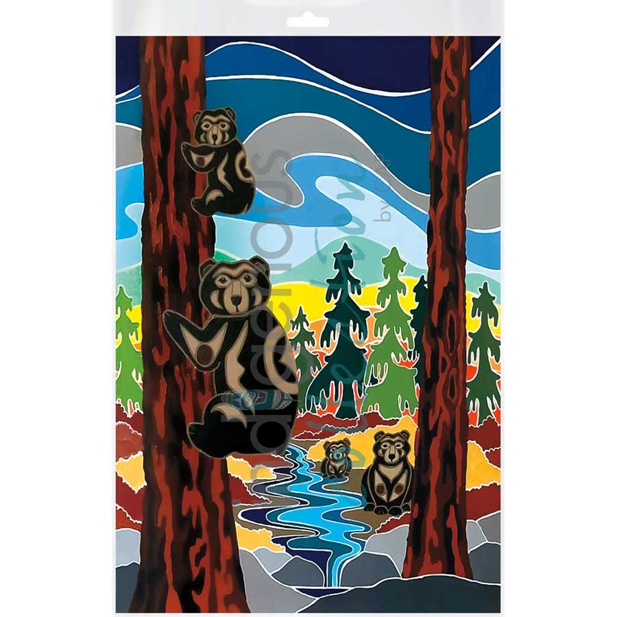 There's Just Something About Bears by artist Shelley Davies - Coast Salish. Indigenous Collection