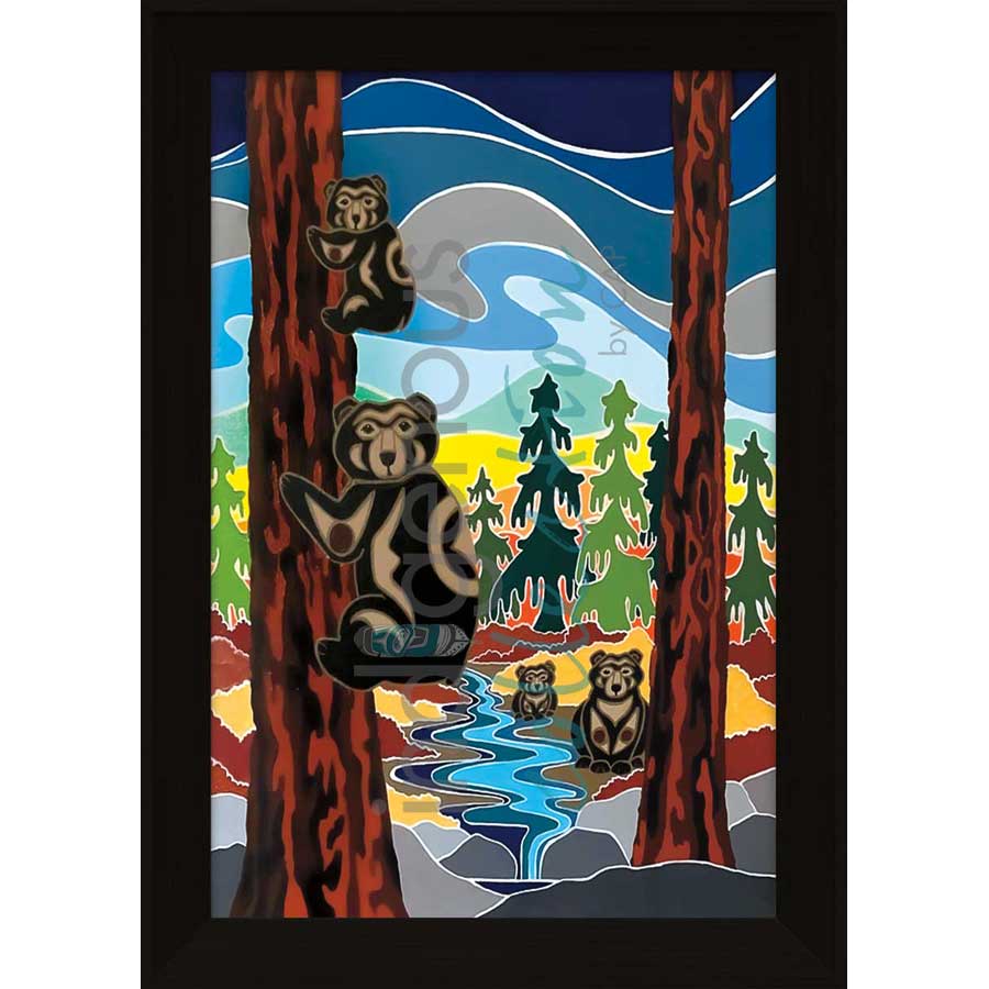 There's Just Something About Bears by artist Shelley Davies - Coast Salish. Indigenous Collection