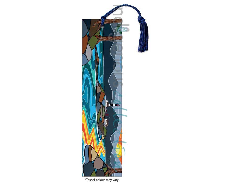 Race Rock Bookmark by artist Shelley Davies