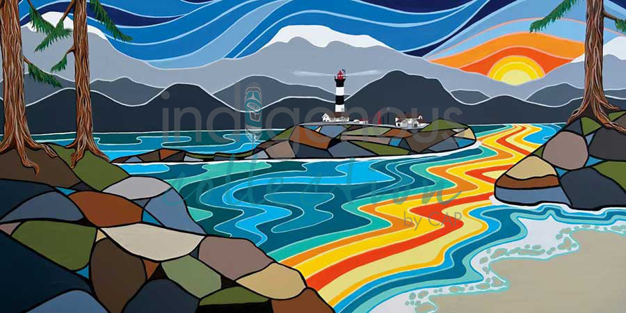 Race Rock by artist Shelley Davies