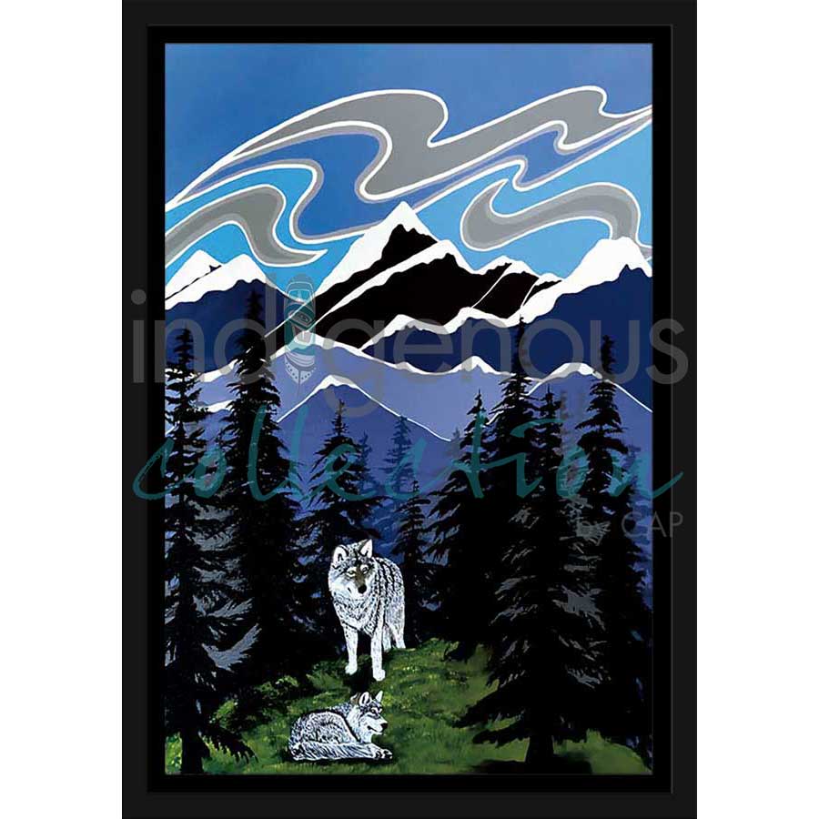 Time for a Rest by artist Shelley Davies - Coast Salish. Indigenous Collection