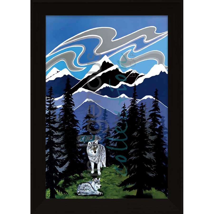 Time for a Rest by artist Shelley Davies - Coast Salish. Indigenous Collection