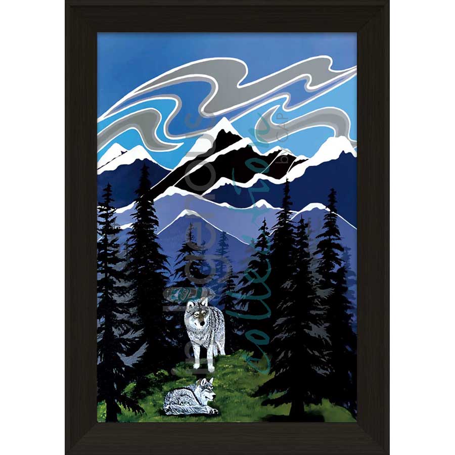 Time for a Rest by artist Shelley Davies - Coast Salish. Indigenous Collection