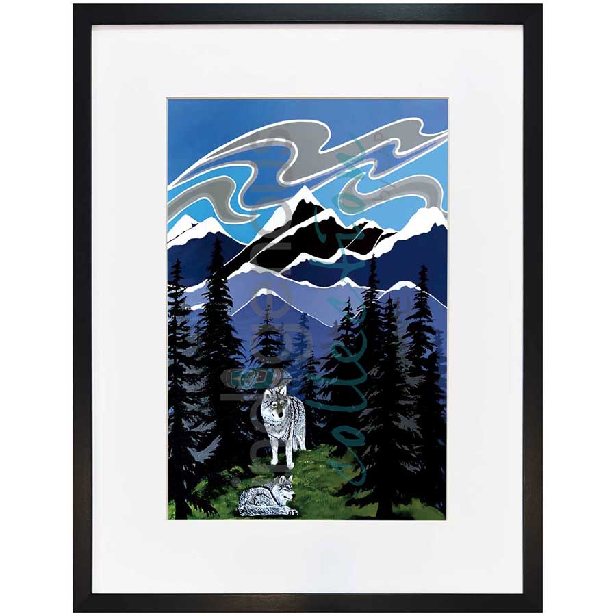 Time for a Rest by artist Shelley Davies - Coast Salish. Indigenous Collection